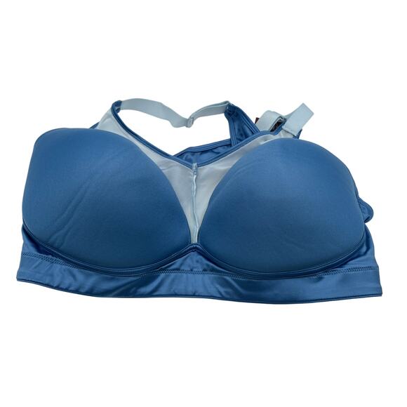 Adore Me 40DDD Ariza Contour Plus Medium Impact Sports Bra Blue NWT - Picture 8 of 10